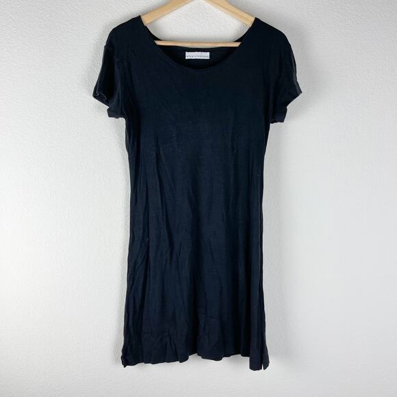 bryn Walker Dresses & Skirts - Bryn Walker T-Shirt Dress Womens Medium Black Tencel Blend Short Sleeve Casual